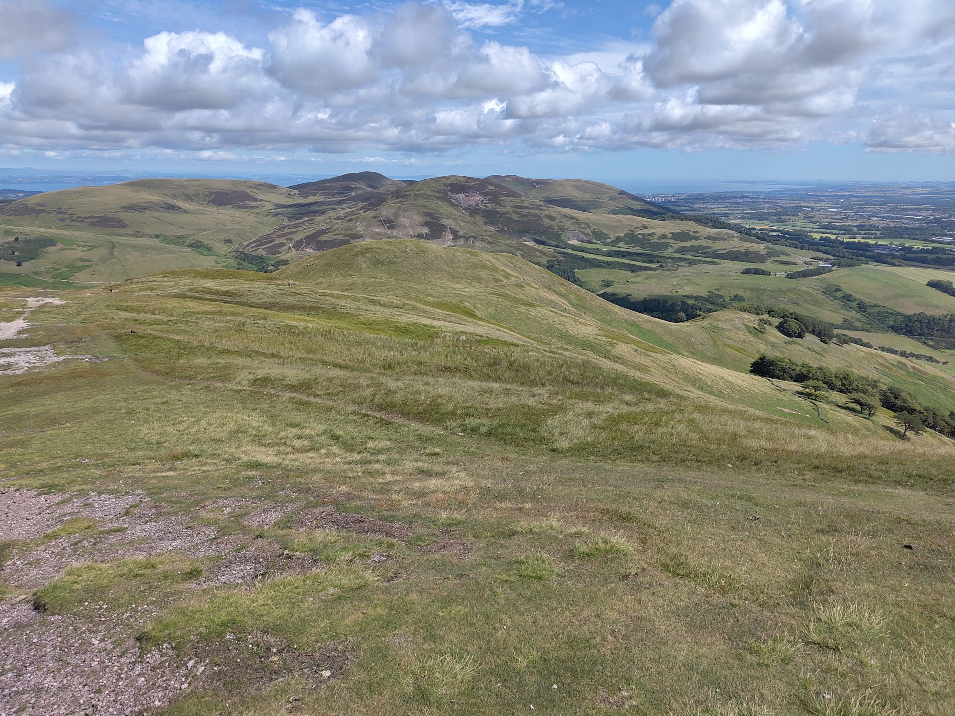 View over the Forth valley.